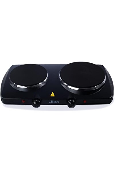 Generic Clikon - Dual Design Hot Plate, Variable Temperature Control, Over Heat Protection, Black, 2500 Watt