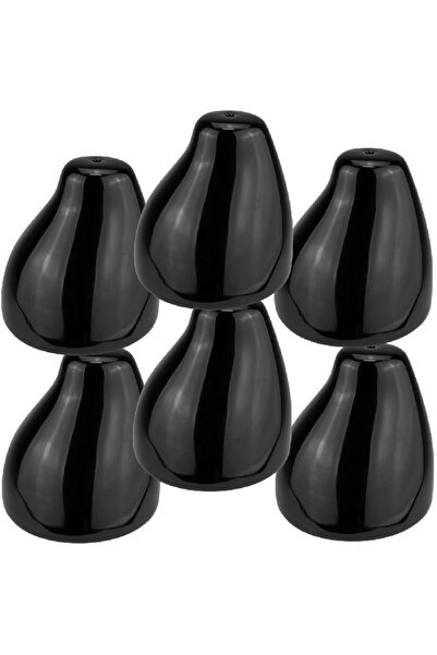 Culinaro Set 6 solnite, portelan VISION BLACK