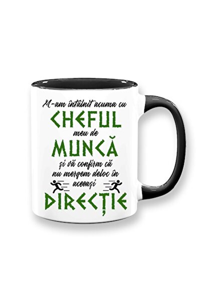 OEM Cană personalizată cu mesajul: „Tocmai am întâlnit starea mea de spirit l...