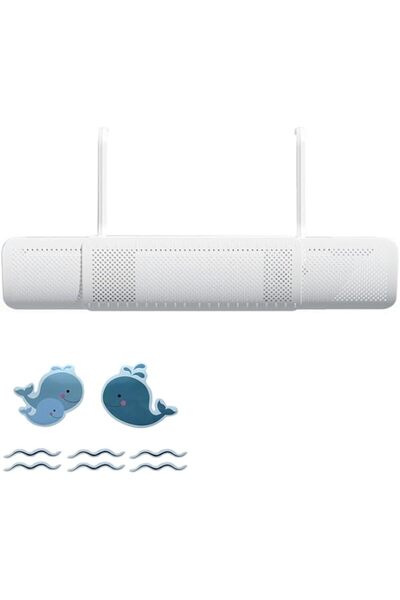 Generic عاكس تدفق الهواء المركزي من مونينستا، مكيف هواء مثبت على الحائط، دليل رياح قابل للتعديل، يمنع