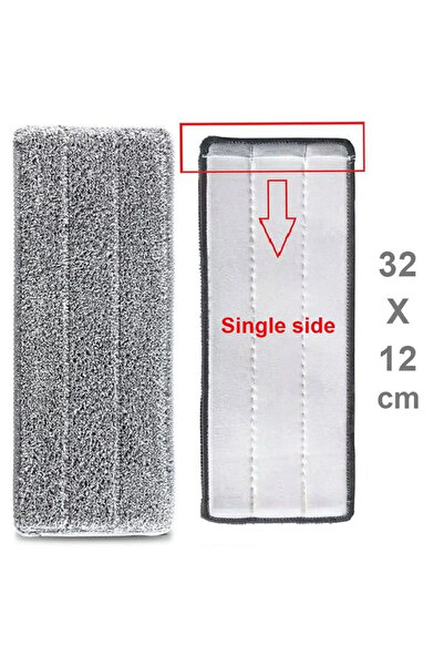 Choice6 5 pcs 32X12cm Unilateral Replace Mop Head Microfiber Replacement Head...