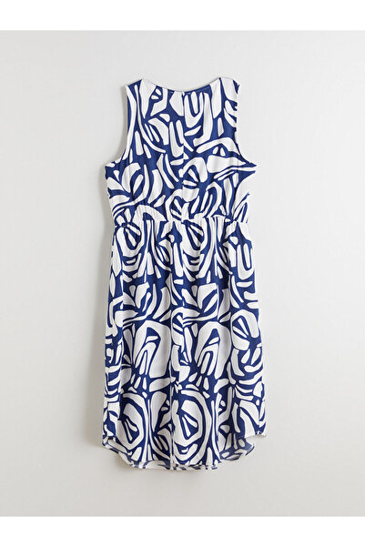 LC Waikiki Peak Новий сезон Велосипедна комірчаста сукня з поясом