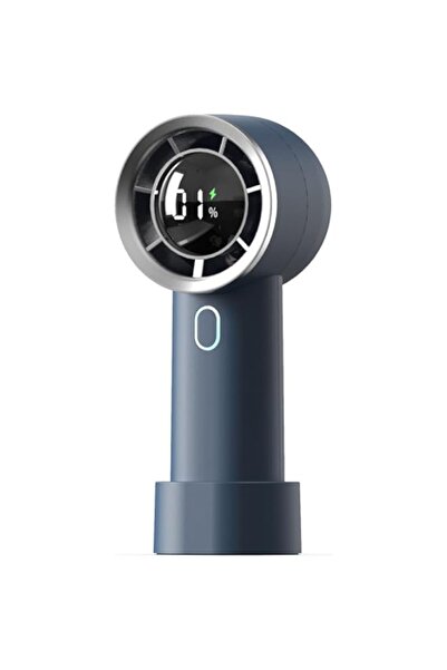 Generic مروحة لومينلي المحمولة، مروحة توربو صغيرة، مروحة تبريد عالية السرعة (1-100) قابلة للتعديل، بطارية 6500 مللي أمبير في الساعة