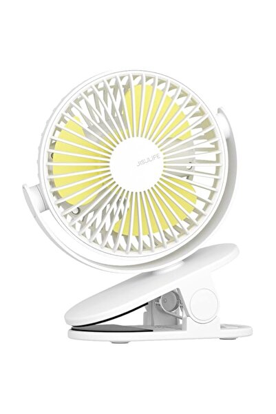 Generic JISULIFE Clip on Baby Stroller Fan, 4000mAh Battery Operated Fan, Portable Personal Small Fan, Quiet