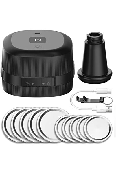 Generic Azonee Electric Vacuum Sealer for Mason Jars, 3-in-1 Cordless Vacuum Sealer Kit for Wide & Regular M