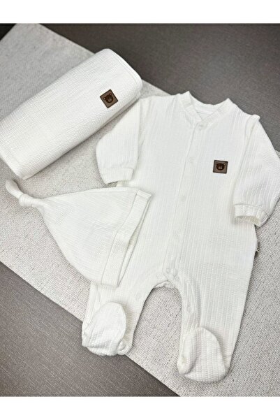 babytex طقم ملابس أطفال من القطن 100% مع بطانية، 3 قطع، طقم خروج من المستشفى ...