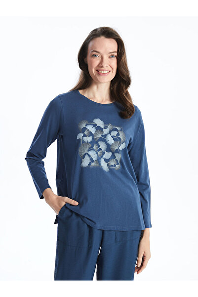 LC Waikiki Bluză de damă cu model Özmarka New Season cu guler tip crewneck