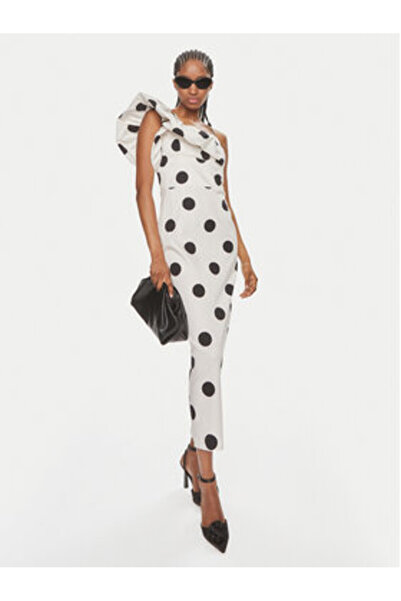 Babylon Γυναικείο Φόρεμα Κοκτέιλ MF0216 Λευκό