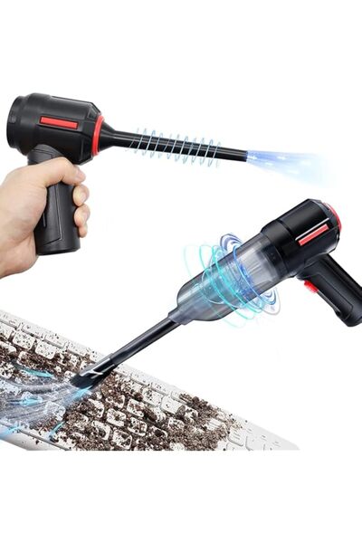 Generic مكنسة كهربائية 3 في 1 للكمبيوتر، منفاخ هواء مضغوط، مكنسة كهربائية محم...