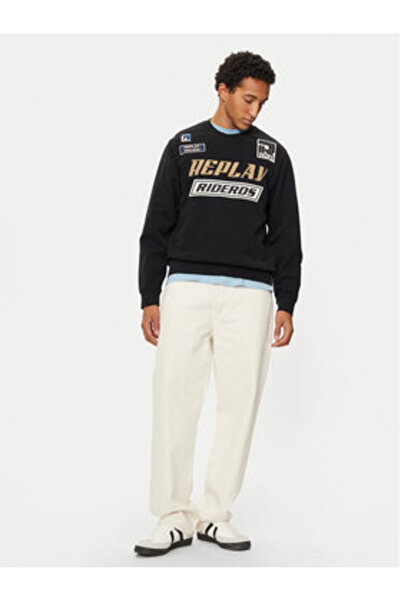 Replay Ανδρικό Φούτερ M6971 .000.22890CS Μαύρο
