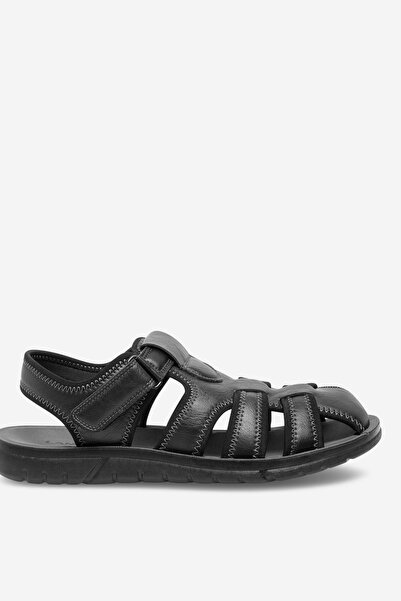 Lanetti ανδρικό σανδάλι 5905588539056 Μαύρο