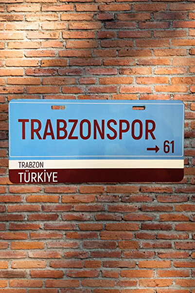DURUSA Trabzonspor Retro Plaka | MDF Ahşap Dekoratif Duvar & Araba Tabelası |...