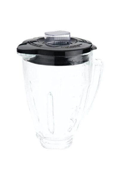 Generic Oster Blender 6-Cup Glass Jar, Lid, Black and clear
