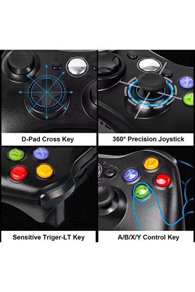 fortrek 360 Kablolu Oyun Kolu pc Ve 360 Uyumlu