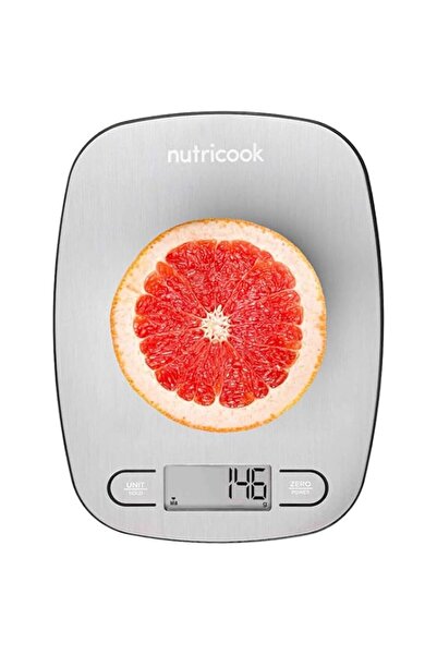 Generic ميزان مطبخ رقمي من نيوتري كوك، سعة 5 كجم، ميزان طعام من الفولاذ المقاوم للصدأ للخبز والطهي