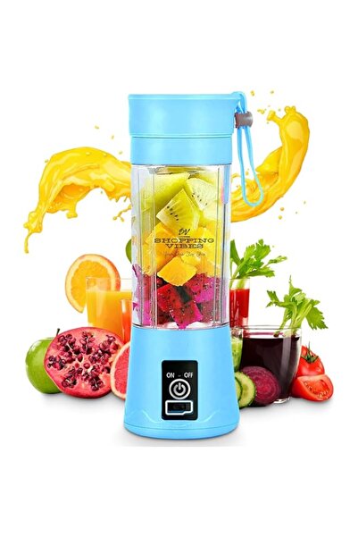 Generic أجواء التسوق، محطتك الشاملة، خلاط لاسلكي محمول بسعة 400 مل مع حزام - ...