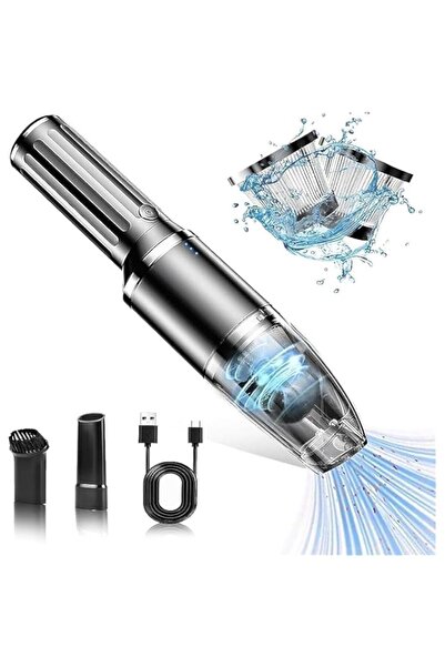 Generic مكنسة كهربائية محمولة للسيارة من TDOO، لاسلكية محمولة للسيارة/المنزل/...