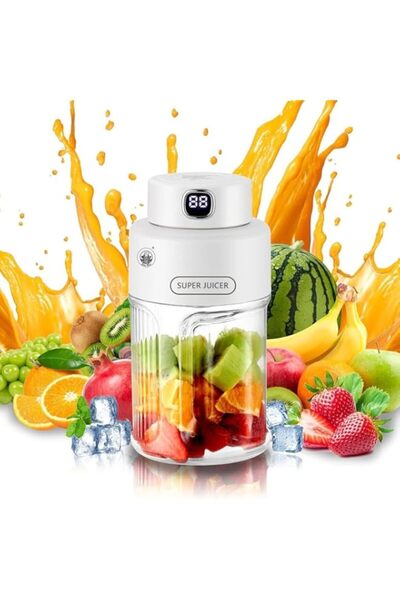 Generic Super USB Juicer – Portable Rechargeable Blender for Smoothies, Shakes, & Juices – 500mL Manual