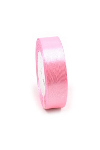 OEM Double-sided satin ribbon, 20 mm wide, 20 m long, Pink