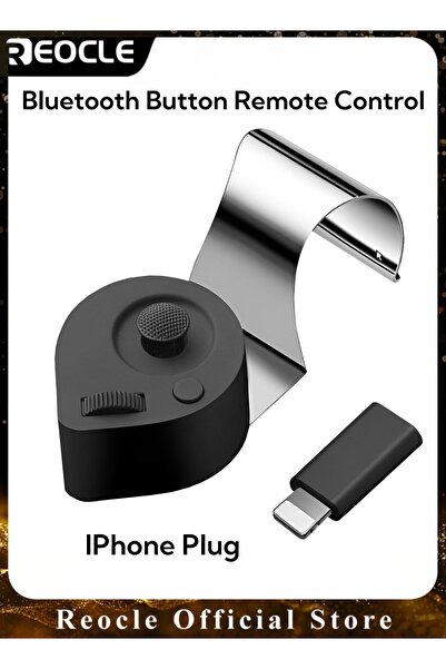 HALAMODO زر وسائط بلوتوث لاسلكي للتحكم عن بعد في سيلفي السيارة والدراجة النار...