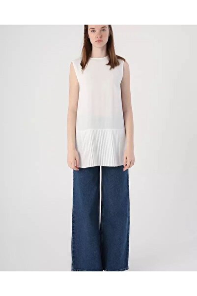 ÇELEBİ STYLE Pleated Sleeveless Dressing