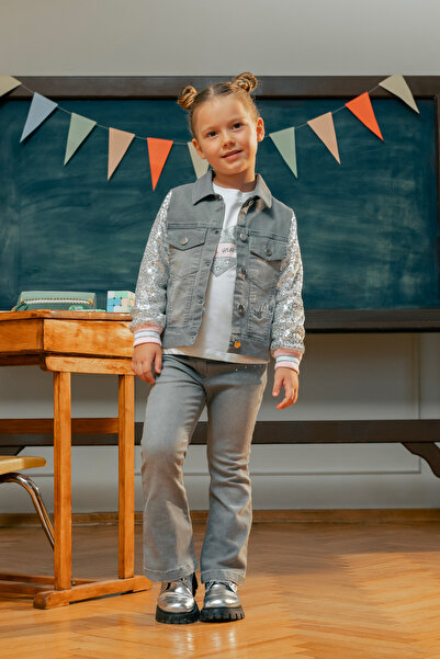 Miny Center Spanish Leg Denim Trousers