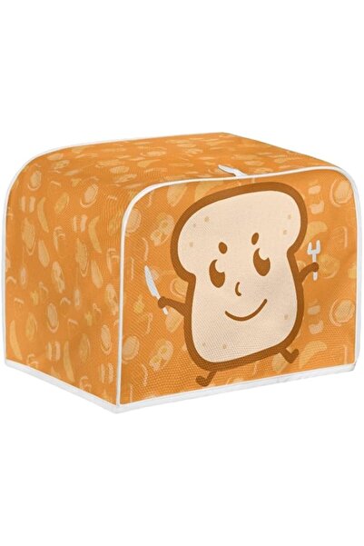 Generic غطاء محمصة بتصميم كرتوني من THE WHITE SHOP، 4 شرائح، فتحة واسعة، ديكور، أدوات مطبخ صغيرة