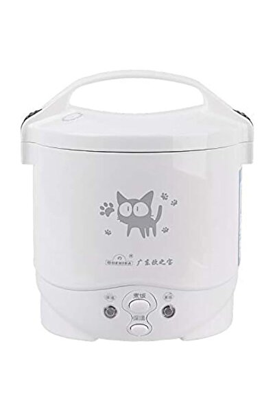 Generic FOCUHUNTER Mini Rice Cooking 1-3 Cup unusual Rice Cooker Portable سعة 1 لتر صغيرة من الفولاذ المقاوم للصدأ