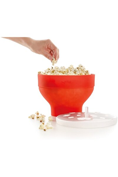 Generic Lekue Pop Corn Maker, Red, 2800 Ml, Le-0200226R10, Silicone