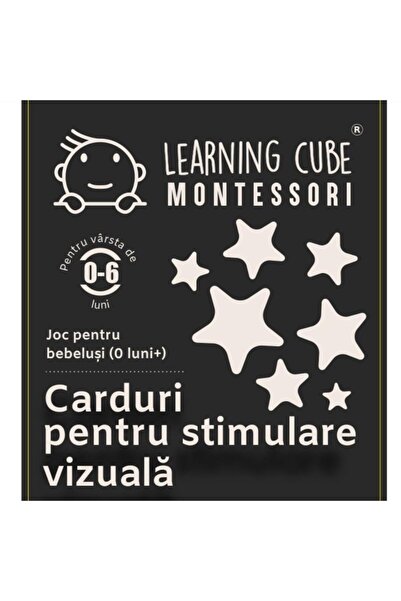K-TOYZ Carduri pentru stimulare vizuala alb - negru (0 -