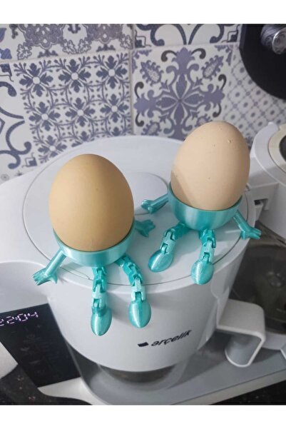 SS Craft Egg Cup - Cup with Movable Legs Body Shaped (2 Pieces)