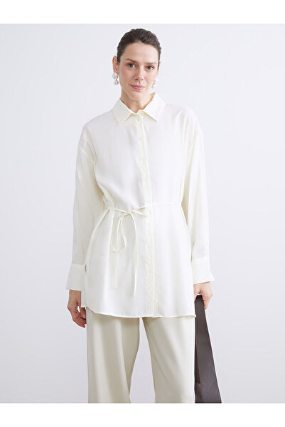 LC Waikiki Plus New Season Textured Women's Shirt Tunic