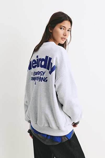 Pull & Bear Weirdly graphic sweatshirt