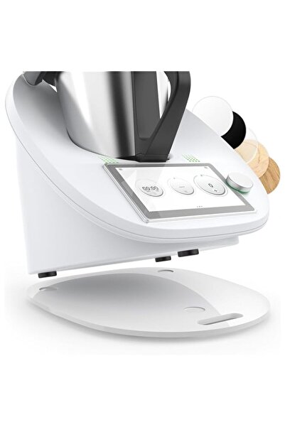 Generic لوح انزلاقي لأدوات Thermomix TM6 TM5 المنزلقة، لوح انزلاقي أكريليك سهل الحركة (أبيض)