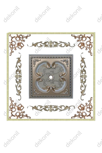Dekonil Kare Patina (Krem )Saray Tavan Paketi 60 cm