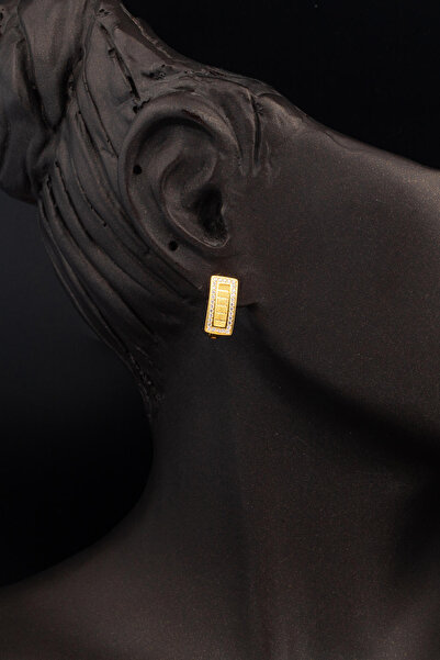 Bilezikci Trabzon Hasır 14 Ayar Altın Küpe