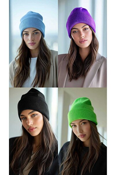 LAGRANZE Premium Osnovni 4-dijelni obični ženski beret