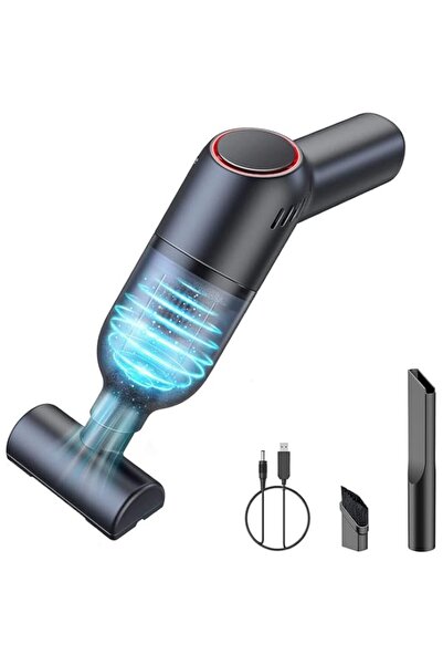 Generic مكنسة كهربائية محمولة لاسلكية من SYOSI، مكنسة يدوية صغيرة قابلة لإعاد...