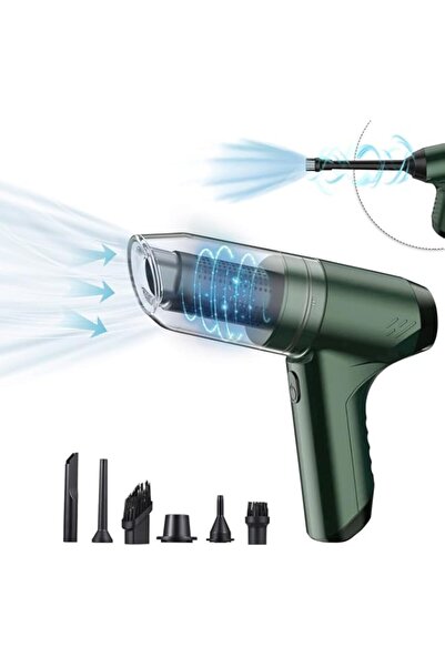 Generic مكنسة كهربائية محمولة لاسلكية من Eacam بقوة 19000 باسكال، شفط ونفخ قو...