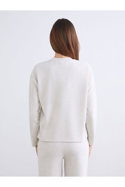 LC Waikiki Екрю велосипедний комір жіночий трикотажний светр