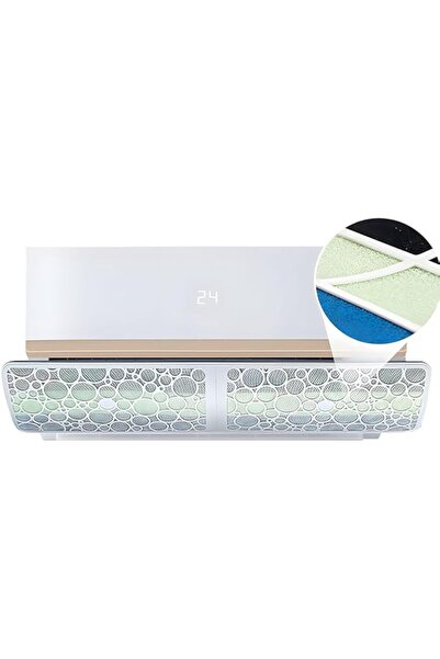 Generic Bolivia's Air Conditioner Deflector, 120Cm Wall-Mounted Wind Deflector with 3 Layers of Filtration,