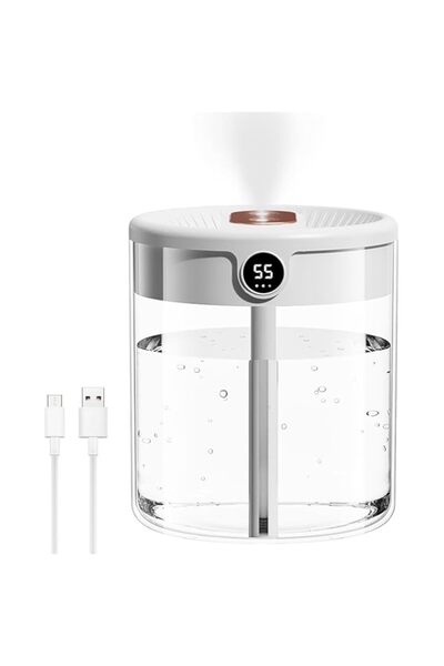 Generic Air Humidifier for Bedroom, 2L Large Capacity Humidifiers with Night Light, Whisper-Quiet Cool Mist