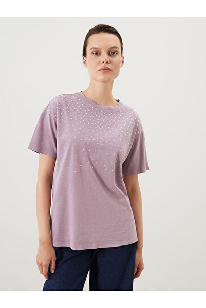 LC Waikiki Bluză de damă New Season Crew Neck Stones - S5KP49Z8