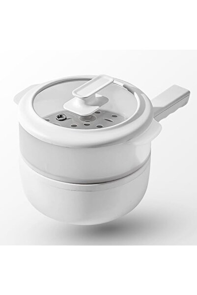 Generic Portable Ceramic Electric Frying Pan, Electric Pot for Cooking, Small Nonstick Electric Skillet with