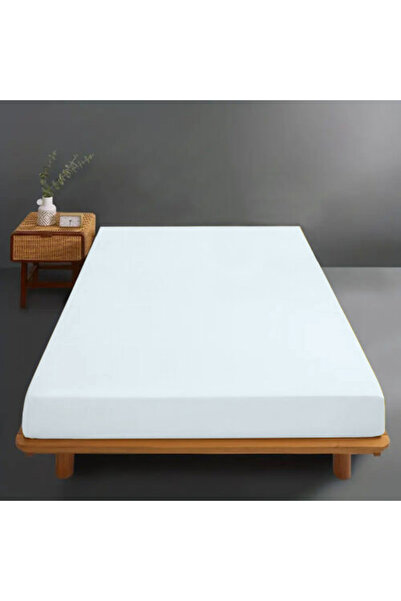 Ralex Fitted Jersey Bed Cover 100% Cotton (White)
