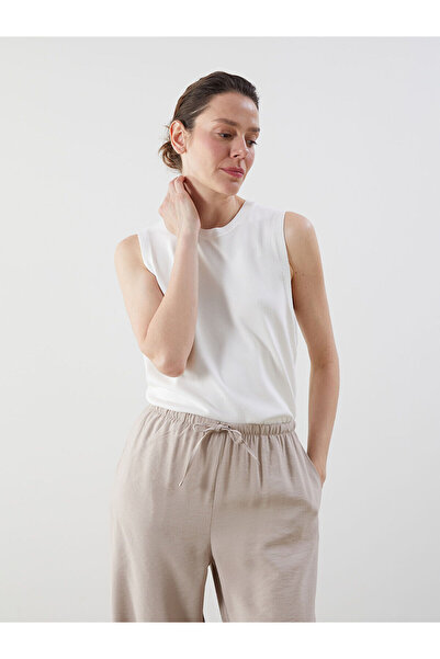 LC Waikiki سترة تريكو نسائية برقبة دائرية من LCW Comfort (W5)