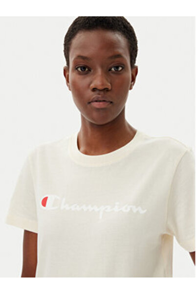 Champion Γυναικείο T-Shirt 118090 Εκρού