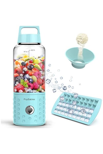 Generic خلاط صانع العصائر، خلاط محمول من PopBabies للمشروبات، خلاط قوي لتحضير...