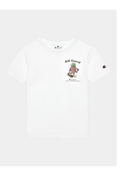 Champion Μπλούζα για αγόρια 306375 Λευκό