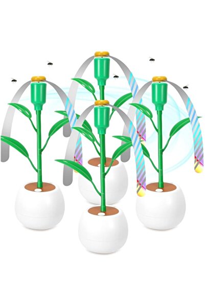 Generic مراوح طاردة للذباب من PFUTURE للطاولات، عبوة من 4 مراوح طاردة للذباب ...